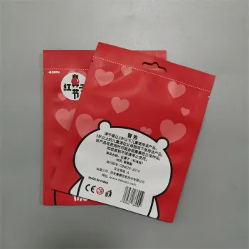 Printed Zip Lock Top Standup Plastic Bags