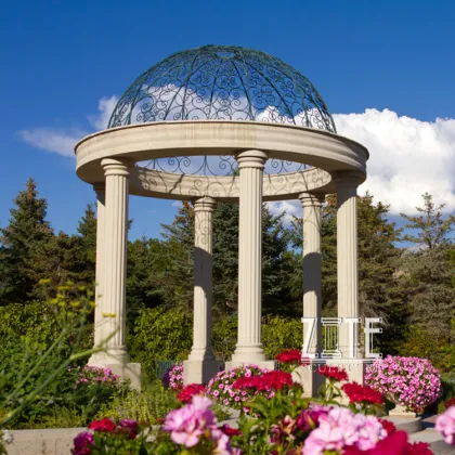 Popular Designs western stone gazebo