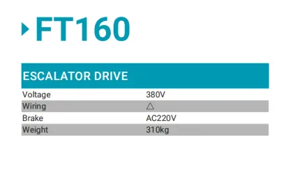 Torin Drive Escalator Drive FT160 - Escalator Parts
