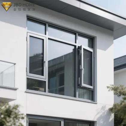 Villa Facade Casement Windows