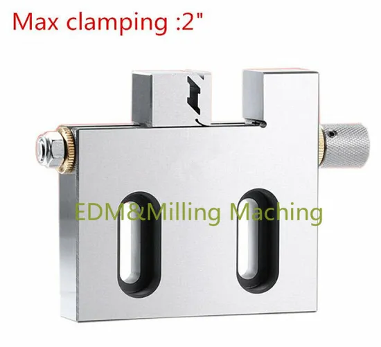 Wire EDM Machine High Precision Vise Stainless Steel 2" / 50mm Jaw Opening Clamp Tool For Sodick Machine