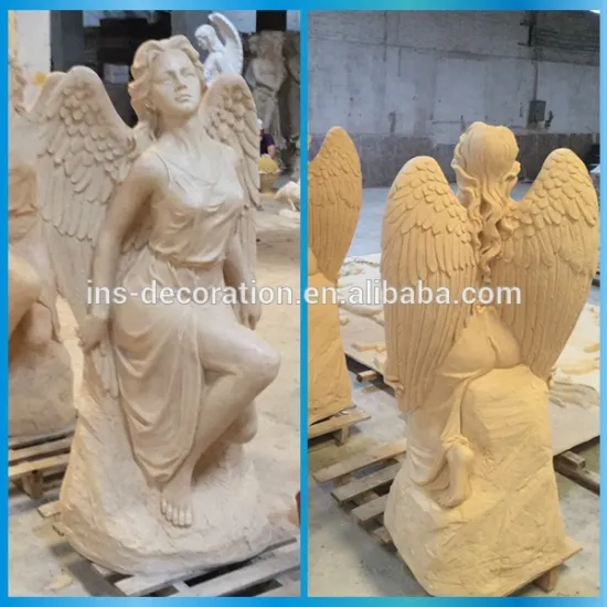 Sandstone large angel statues