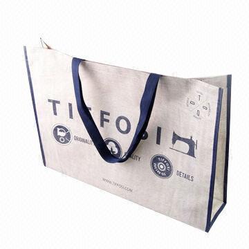 Promotional Eco-friendly Matte Laminated Woven Shopping Bag