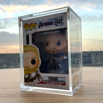 Custom Acrylic Display Case for 6 Inch Marvel Funko Pops with Strong Magnets