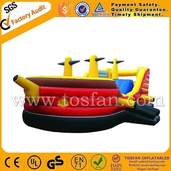 High quality inflatable pirate ship bouncer A1035