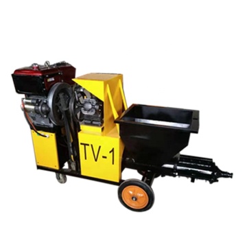 Diesel-Powered Mortar Sprayer Machine for Wall Plastering