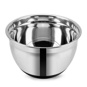 Stainless Steel Silicone Non-slip Thickened Bowl with Cover