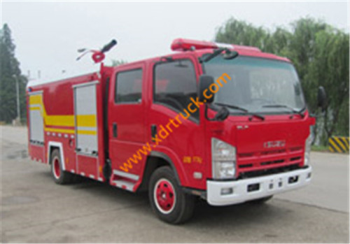 3.2 toneladas ISUZU bomberos camiones Euro4