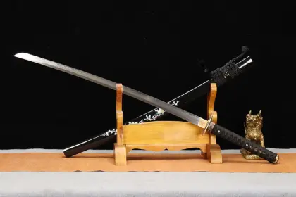 T10 Burned Edge Samurai Sword - Cloud Dragon