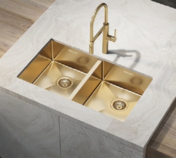 304 CUPC Double Bowl Farmhouse Sink Kitchen