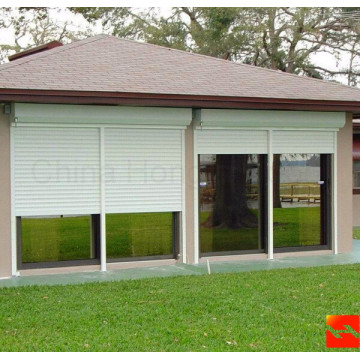 ອາລູມິນຽມ Alloy Automatic Residential Sectional Garage Door