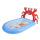 Crab-patterned sprinkler inflatable pool