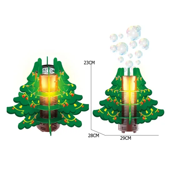 Cartoon Tree Bubbles: Electric Bubble Machine Toy for Children's Summer Outdoor Play