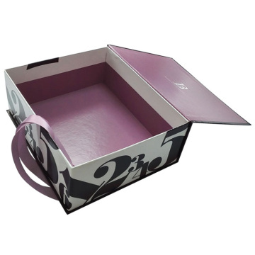 Custom Logo Cardboard Cosmetic Gift Box with Divider