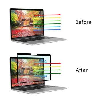 15.6 इंच प्लास्टिक चुंबकीय फ्रेम गोपनीयता फ़िल्टर लैपटॉप