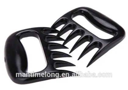 2pcs Grizzly Bear Paws Claws Meat Handler Fork Tongs Pull Shred Pork BBQ Barbecue Tool