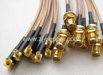 Mmcx Male Right Angle With Rg316 