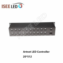 Ethernet DMX512 ARTNet Controller DMX RGB nód LED faoi stiúir