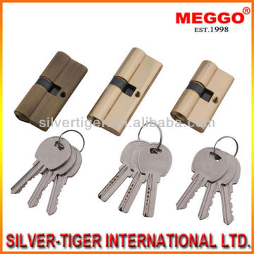 MEGGO 60mm brass lock cylinder in the foreign market