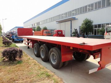 kontena flatbed yang digunakan treler semis tersuai untuk dijual