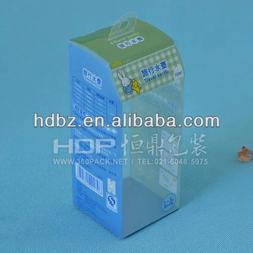 clear packaging box for baby products
