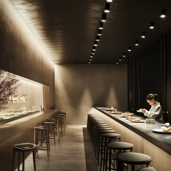 7W-40W Smart Dimming LED Ceiling Light for Restaurants