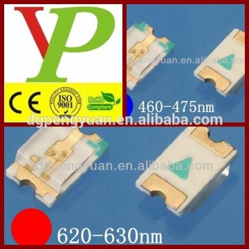 high quality single red 0603 smd led diode