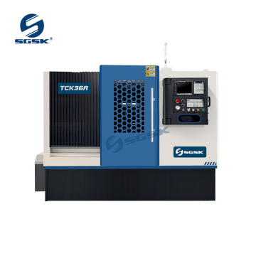 Siemens Tck36a Slant Bed tokarka CNC z podajnikiem i narzędziami na żywo