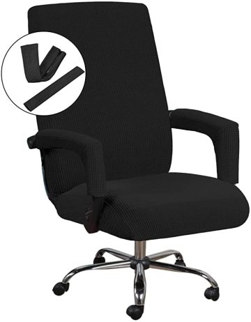 Black Protective Stretchable Universal Office Chair Cover