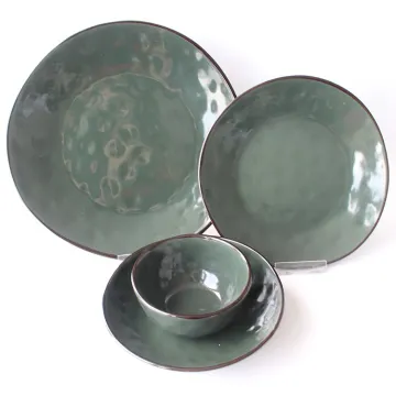 New Design Luxury Color Glaze Stoneware Dinnerware Sets