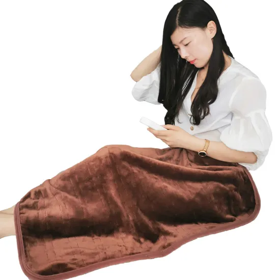 OEM Electric Heating Blanket Shawl with Knee Pads for Winter