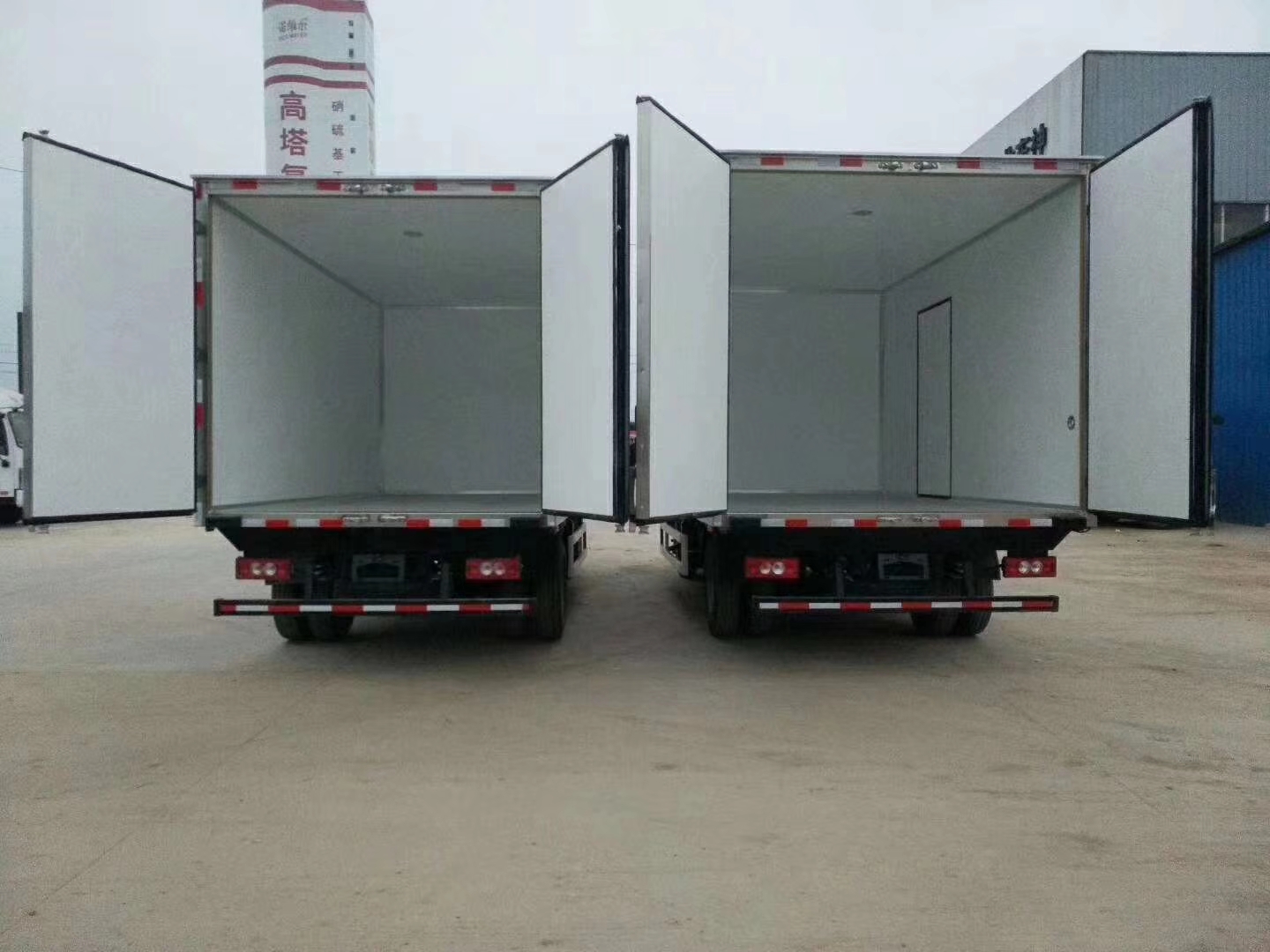 Foton brand cummins engine refrigerator unit food transport truck