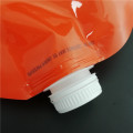 aseptic spout pouch with lid and handle