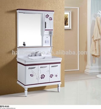 Floor PVC bathroom vanity cabinet