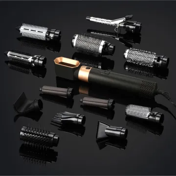 14-in-1 Professional Hair Salon Hot Air Brush Styler 1200W Hair Straightener for Home Use