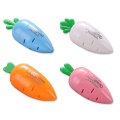 Cute Kawaii Cartoon Simple Small Fresh Carrot Pencil Sharpener Student School Supplies Prizes Stationery Random Color