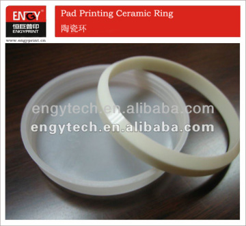 High quality Size 100/90/12mm Pad Printing Ceramic Oval Ink Cup Ring