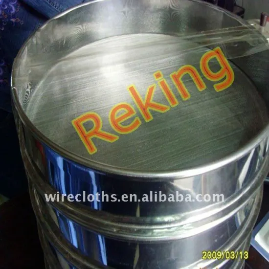 (Factory)304,316 stainless steel woven testing sieve
