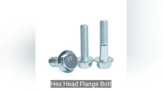 High Quality Stainless Steel Hexagon Flange Bolts M3-M30