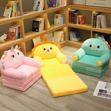 Cartoon Foldable Kids Baby Seat Sofa