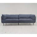 Technology fabric dark sofa