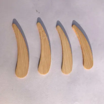 Bamboo waxing spatula facial spatula custom logo