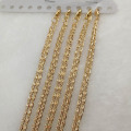 Love Wish Pearl Plating Rose Gold Chain Collier