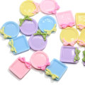 Kawaii Bow Plate Flatback Resin Cabochons für Haarschleifenzentren DIY Scrapbooking Decor