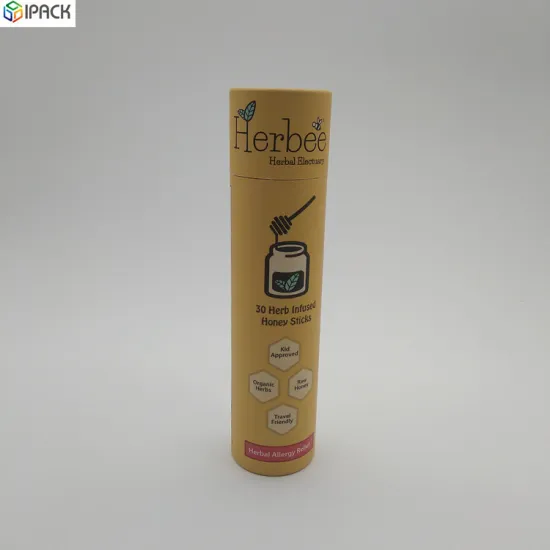 Custom Recycled Packaging Coated Paper Tube Cylinder Box