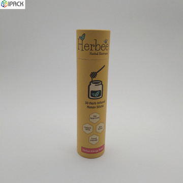 Custom Recycled Packaging Coated Paper Tube Cylinder Box