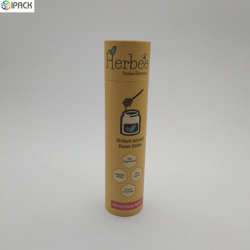 Custom Recycled Packaging Coated Paper Tube Cylinder Box