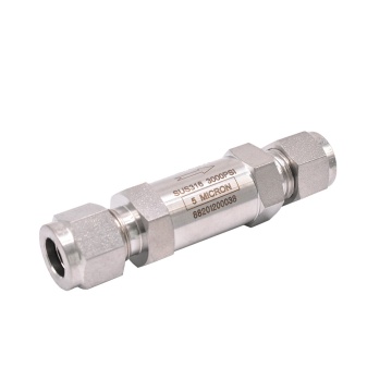 SS316 Stainless Steel Swagelok Type Filter 3000psi for Gas and Water