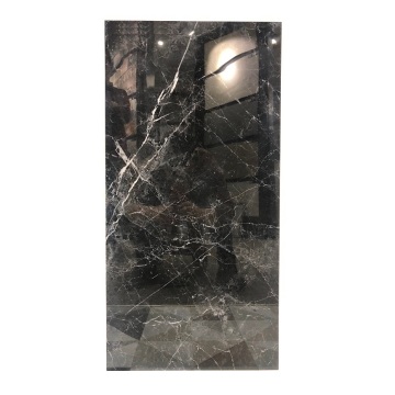 Top Popular Brown Marble Look Kitchen Wall and Floor Tiles