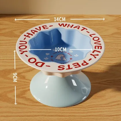 Stylish Ceramic Pet Feeding Bowl